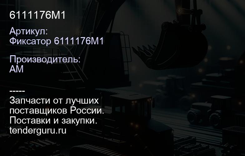 Фиксатор 6111176M1 6111176M1 | купить запчасти